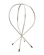 Perückenständer Metall Höhe 35,5 cm